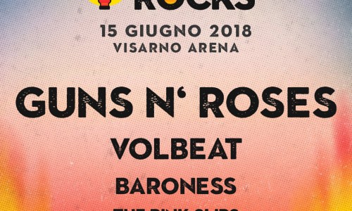 Firenze Rocks: annunciati Volbeat, Baroness e The Pink Slips nella giornata dei Guns N' Roses